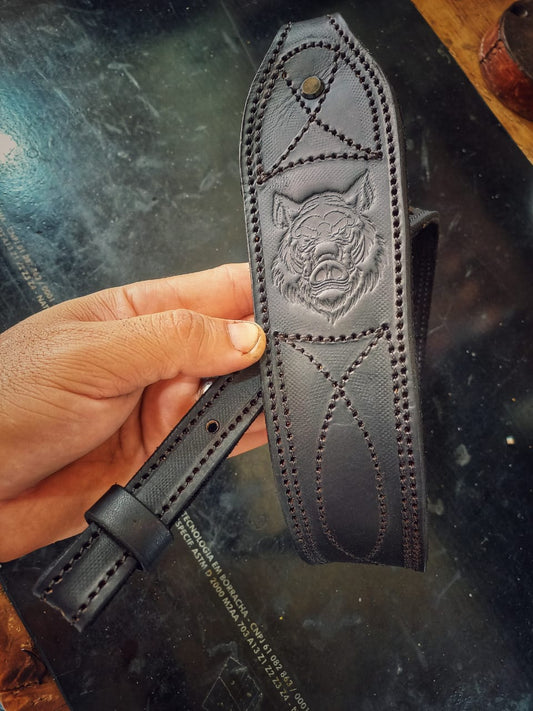 Bandoleira Costura crusada javali